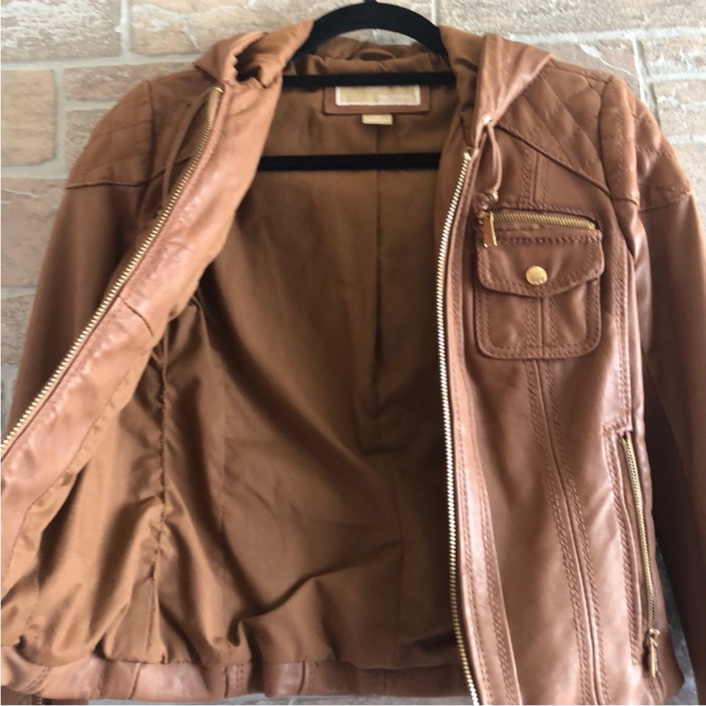 Michael Kors Quilted Leather Jacket - Picture 5 of 8